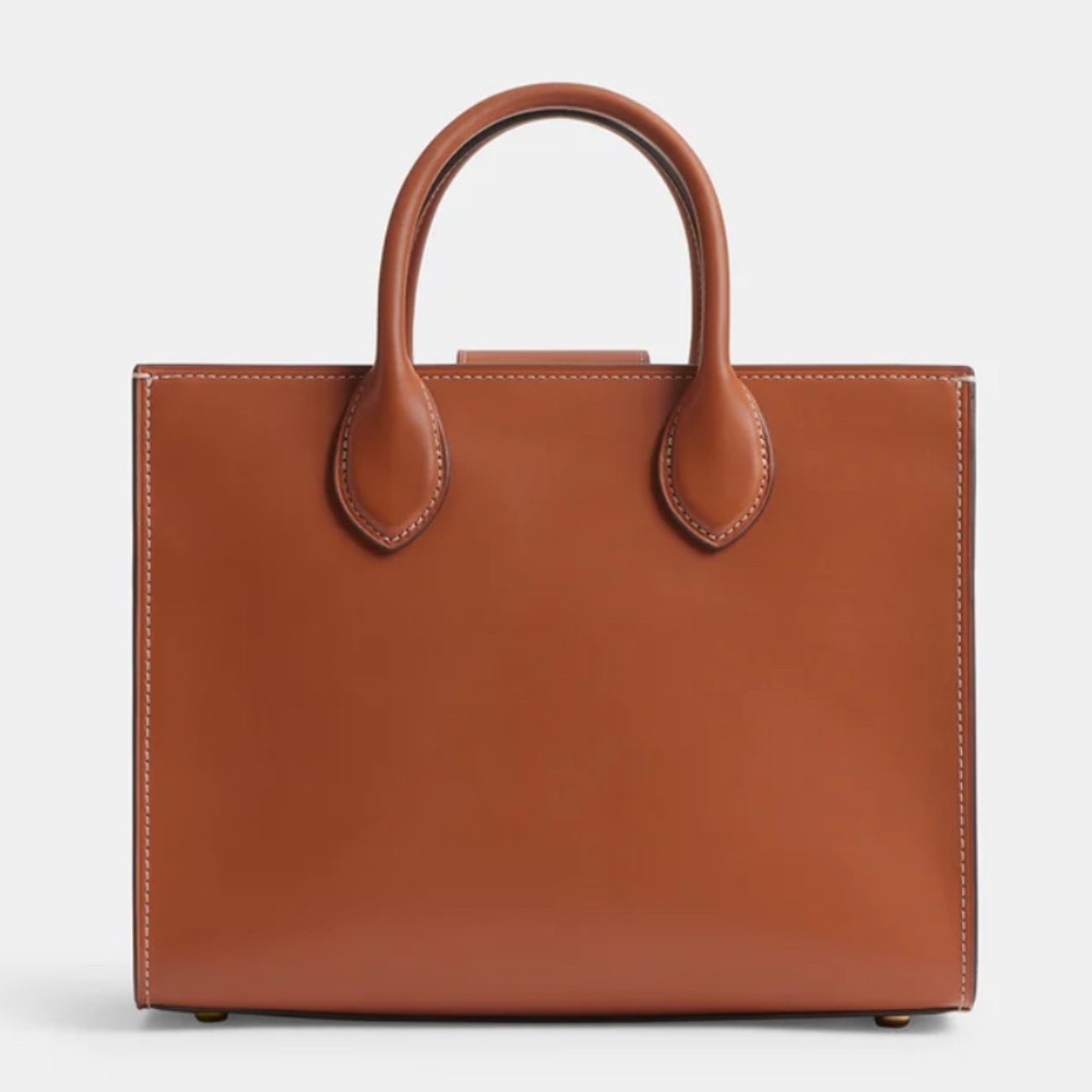 Coach Ace Leather Tote Bag 26 - Burnished Amber - Picture 2 of 11